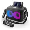 Energy Sistem Karaoke Star Party Altoparlante Bluetooth Portatile 60W Wireless 2 Microfoni Luci LED True Lettore MP3 Mini Jack IPX4 Supporto Smartphone 8 Ore Batteria Speaker Cassa Per Feste Musica
