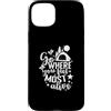 camping vacation beach mountains motorho Custodia per iPhone 15 Plus vai dove ti senti più vivo Camping Vacation