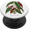 The Botany Bureau Illustrazione della pianta della begonia a pois Begonia maculata PopSockets PopGrip Adesivo