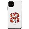 The Botany Bureau Custodia per iPhone 11 Illustrazione giapponese della pianta dell'acero Acer palmatum