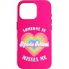 Someone Misses Me In US State Of Rhode I Custodia per iPhone 16 Pro Someone In Rhode Island Misses Me Cuore Retro Groovy