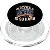 Zona meme dell'aura alfa Being Alpha Male Is So Hard Scherzi sui meme PopSockets PopGrip per MagSafe