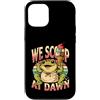Frog Ice Cream Sundae Dessert Lovers Custodia per iPhone 12/12 Pro We Scoop At Dawn Frog Gelato Sundae