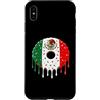Paint Dripping Donut Lover Pop Art Herit Custodia per iPhone XS Max Ciambella Doughnut Bandiera messicana Messico Pride Love Graffiti Drip