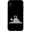 streetart art graffiti design spray art Custodia per iPhone XS Max Skyline Mostro Street Art