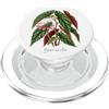 The Botany Bureau Illustrazione della pianta della begonia a pois Begonia maculata PopSockets PopGrip per MagSafe