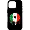 Paint Dripping Donut Lover Pop Art Herit Custodia per iPhone 16 Pro Ciambella Ciambella Bandiera Italia Orgoglio Italiano Amore Graffiti Drip