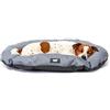 Ferplast Cuccia Cane Taglia Media - Cuscino Tessuto Antigraffio Lavabile in Lavatrice a 30° - Materassino Impermeabile 65 x 42 x 3 cm - Grigio