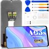 SRJTEK Schermo di ricambio per Samsung Galaxy A05s per Samsung Galaxy A05s Touch Screen Digitizer SM-A057F SM-A057F/DS SM-A057G/DSN Kit di riparazione display LCD (nero, senza cornice)