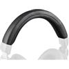 SOULWIT Copertura Archetto in Pelle per Audio Technica ATH MSR7, MSR7NC, MSR7BK, MSR7GM, DSR7BT Cuffie (Non Adatta a MSR7b/MSR7bBK/MSR7bGM), Ricambio per Riparare la Fascia della Testa - Nero