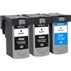 Generico Cartucce PG-40 CL-41 Compatibile con Canon, MP140 MP150(2 BK and 1 C)