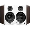 Fluance Ai61 Altoparlanti Attivi 2.0 da Scaffale con Driver da 6,5, Amplificatore da 120W per Giradischi, TV, PC - Bluetooth 5, Ottico, USB e Uscita Subwoofer (Noce Bianco)