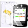 KUSINHOKA Pellicola Protettiva Compatibile con Bryton Rider 650, [3 Pezzi] Anti-graffio Flessibile PET Protezione Pellicola, HD Trasparente Extra-Sottile Protezione Schermo