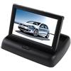 AMAPOLAS Monitor A Scomparsa Da 4.3 Pollici LCD Retrovisore Auto, 2 Canali Di Ingresso Av