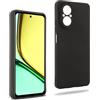 REY Cover in Gel TPU Nera per Oppo REALME C67 4G - REALME 12 Lite 4G, Ultra Sottile 0,33 mm, Morbido Flessibile, Custodia Silicone