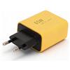 Annadue Caricatore USB C 65W 3 Porte, Adattatore di Ricarica Rapida GaN Compatto con PD QC3.0, Blocco Alimentazione Multi Dispositivo per Viaggi e Casa, Colore , 1 Pezzo
