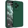 HAFFAN Custodia in Silicone TPU Compatibile con HONOR 200 Lite 5G (6.7 inches), Cover Case Protettiva per Cellulare - Verde scuro
