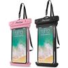 ProCase 2 Pezzi Custodia Impermeabile Smartphone [30M/IPX8] | Cover Subacquea per iPhone 17/16/15 Air Pro Max Mini SE XR XS, Galaxy A15/A54/A34/, Xiaomi Redmi, Huawei Fino a 7,0