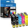 NINETEC 604XL - Confezione da 5 cartucce di ricambio compatibili con Epson 604XL Expression Home XP 2205 XP 2200 XP 3200 XP 4200 XP 4205 per Workforce WF 2930 DWF WF 2910 DWF WF 2935 DWF WF 2950 DWF