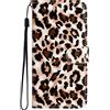 BLOTECH Cover per Motorola MOTO G37 POWER Custodie Guscio Stampa leopardo, Portabiglietti,Chiusura Magnetica,Custodia portafoglio Fessura per Carta Credito Cover Book Flip Stile Classico Vintage Style Caso