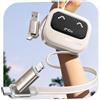 MAGIC JOHN Cavo di ricarica retrattile 4 in 1, 240 W, 1,2 m, USB A/C a C/L, cavo USB universale per iPhone, iPad, MacBook, Samsung, Android, senza display elettronico, oro