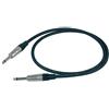 PROEL ESO130LU5 esot Eric strumento cavo (6,3 mm Jack Mono a Jack Mono da 6,3 mm, con connettori Neutrik, 5 m, NP2 X hpc130 NP2 X) nero