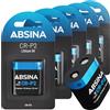 ABSINA CR-P2 Batteria 6V Lithium - CRP2 Pila per distributore, fotocamera