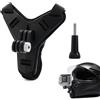 ugescdbi Supporto per il mento per casco da moto, con 1 vite, compatibile con Hero 13/12/11/10/9/8/7/6/5, Dji Osmo Action 5/4/3, Insta360 X5/X4/X3, Akaso Action Camera