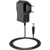 TASSFROO Alimentatore da 12 V, 0,5 A, 6 W, adattatore AC universale, 100 - 240 V, DC 12 Volt, 500 mA. Trasformatore con spina UE da 5,5 mm x 2,1 mm, per strisce LED, router CCTV, fotocamera Hubs Scanner nero