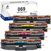 DOUBLE D 069 Toner per Canon 069 069H per Canon Imageclass MF754Cdw ,4-Pack