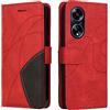 XINNI Cover Protettiva per Oppo A98 5G Case | retrò Cellulare Custodia Libro Antiurto in Flip Pelle PU/TPU