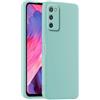HULLIN Custodia per Telefono in Silicone Colorato, Adatta per Samsung Galaxy A03s (6.5) - Ciano chiaro