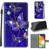 YIRRANZD Cover per Samsung Galaxy A33 5G, Protettiva Portafoglio in Pelle PU Cover Libro [Verniciato], Flip Caso Antiurto Custodia per Samsung A33 5G (Farfalla B)