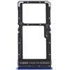 Generico compatibile con Xiaomi Poco X3 NFC/Poco X3 Pro/Poco X3 Try tray Vassoio alloggio porta scheda Card Sim 1 + SLOT SIM 2 o slitta per lettore Memoria Micro Sd (Blu)