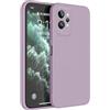 HAFFAN Custodia in Silicone TPU Compatibile con Realme GT2 Pro (6.7 inches), Cover Case Protettiva per Cellulare - Erba Viola