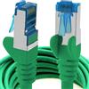 1aTTack.de 1m - verde - 1 pezzo - Rete Cavi Cat6a S-FTP CAT 6a doppia schermatura - certificato GHMT PIMF 500MHz / 7 CU rame non contiene alogeni compatibile con CAT5e CAT6 CAT7 CAT8 10000 Mbit/s