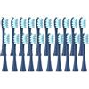VAMOARPOL 20 testine di ricambio, compatibili con Oclean, Flow/X PRO Elite/X/One/Z1/F1, spazzolini elettrici con setole sigillate sottovuoto.(20 pcs blue)