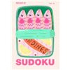 Rocket Pants Pty Ltd Medium Sudoku: Pretty Travel Size Sudoku Puzzle Book A5 Size - Mediterranean Summer Set