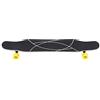 Picysa Longboard Portatile Elegante da 46 Pollici per Adolescenti e Adulti Design in Legno D'acero Ideale per lo