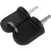 Housoutil 2 Pezzi Chiave di Accensione Nero per Monopattino Elettrico e Trattore Design Elegante e Risposta Rapida All'avvio