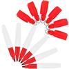 OHPHCALL Golf Ball Line Pen con Portachiavi 6 Pezzi Pennarello per Marcatura Palline da Golf in Plastica e Acciaio Inox, Rosso, per Allineamento e Identificazione, Pratica e