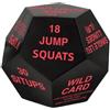 Generico Exercise Dice | 12-Sided Fun Small Workout Cube Equipment | Men Gym Dice