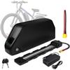 GLSQBVRP Batteria Agli Ioni Di Litio Da 52 V 25 Ah 1500 W Per E-Bike, Batteria Di Ricambio Con Blocco Di Sicurezza E BMS, Batteria Di Ricambio Al Litio Per Biciclette Pieghevoli. 52V 25Ah