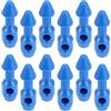 SOLUSTRE 12 Pezzi Inserti a Forcella per Pesca Subacquea in Plastica Blu, Ricambio per Subacquei, per Immersione e Pesca Subacquea
