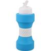 iplusmile Borraccia Sportiva Resistente All'usura a Forma di Manubrio in Silicone da 650ml Base Stabile per Fitness e Attività All'aperti Riutilizzabile