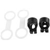 minkissy 4 Pezzi Clip per Boccaglio e Supporto Tubo Subacqueo in Silicone e Abs, Chiusura a Forma di 8 per Maschera Subacquea, Compatibile Maschera e Snorkeling, per Immersioni e