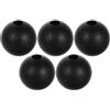 TIDTALEO Cable Machine Limit Ball, Accessori per Attrezzature Fitness in nailon Nero, Stopper per Cavo Palestra 5 Pezzi per Home Gym e Varie configurazioni