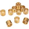 GATHINESS 30 Pezzi Pool Ferrule, Ghiera per Stecca da Biliardo, Rame, Oro, Ricambio Facile da Installare, per Pool Cue, Snooker, Accessorio da Biliardo