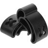 Hohopeti Accessorio per Disco 2Pezzi Plastica Nero Porta Dischi per Uso Quotidiano Clip per Resistente all'Usura per Anziani E