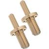 CRAFTHROU Viti Giunto Stecca Biliardo 1/2' 2 Pezzi in Ottone Oro